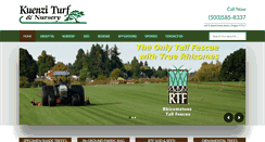 Desktop Screenshot of kuenziturfnursery.com