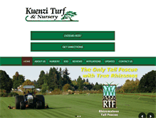 Tablet Screenshot of kuenziturfnursery.com